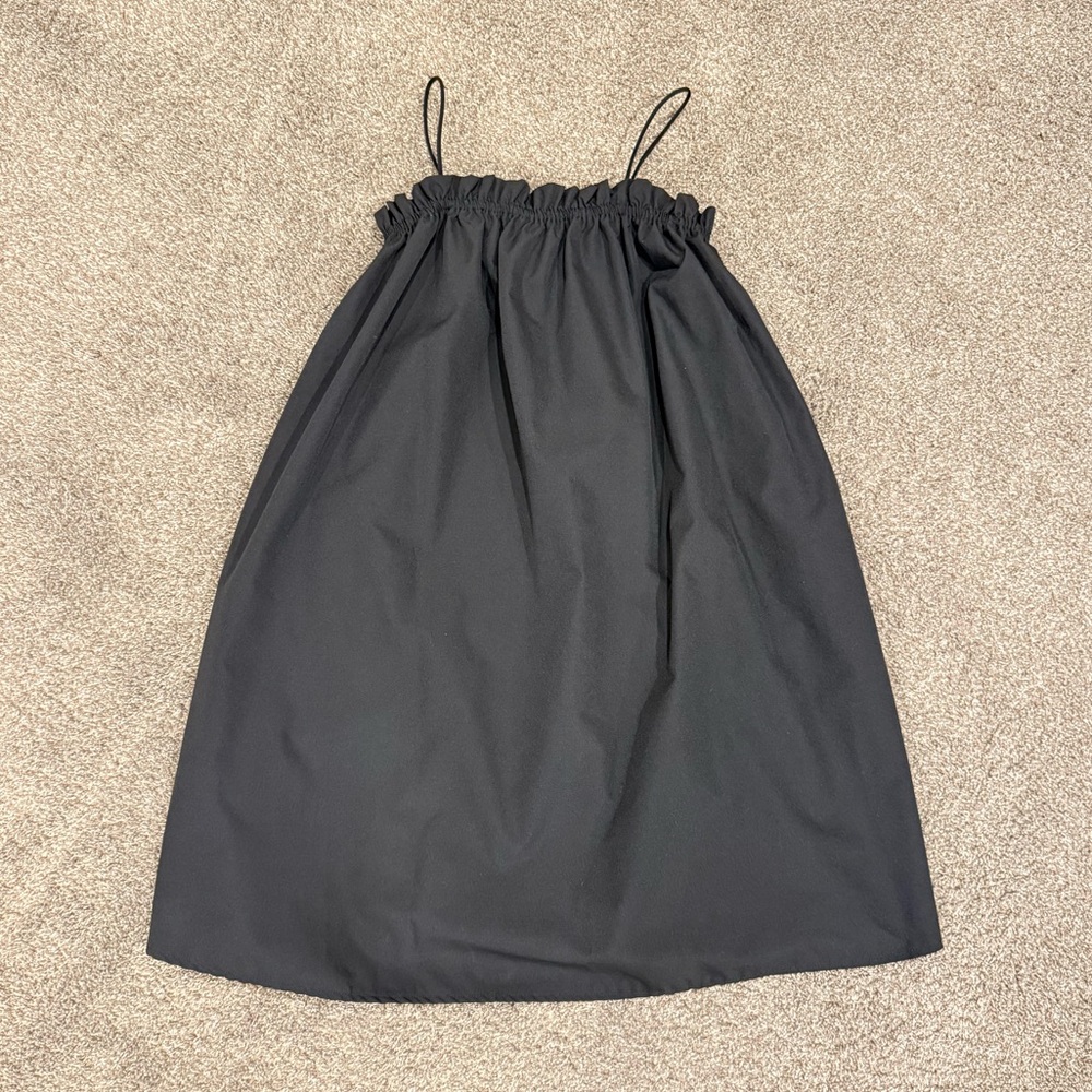 Chic Black Mini Dress w/ Pockets - Pillowcase Dress